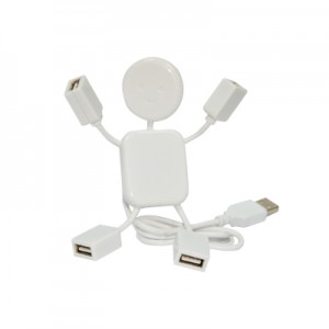 4-port Man-shaped USB Hub